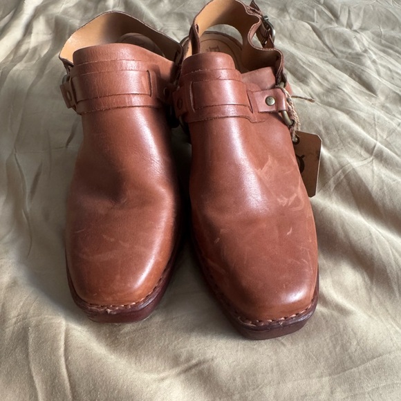 BOC Tan Leather Women's Mules - Picture 2 of 5